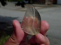 Rutilated quartz hand-cut #1273