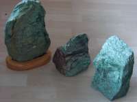 Fuchsite rough stones
