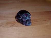 Crystal skull fluorite #100