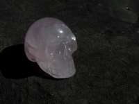 Crâne de cristal quartz rose #438