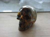 cráneo de cristal jasper #1071