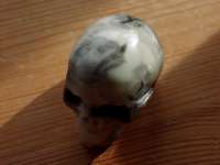 Crystal skull Picasso jasper #1083