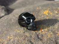 Cráneo de cristal obsidiana #1092