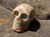 Cráneo de cristal jasper #1317