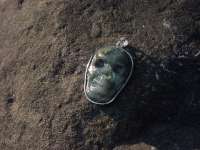 Crâne de cristal pendentif labradorite #1395