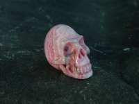 Crystal skull rhodochrosite #1404