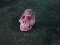 Crystal skull rhodochrosite #1405