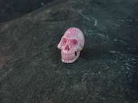 Crystal skull rhodochrosite #1410